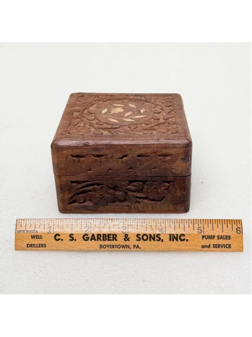 Vintage India Carved Box